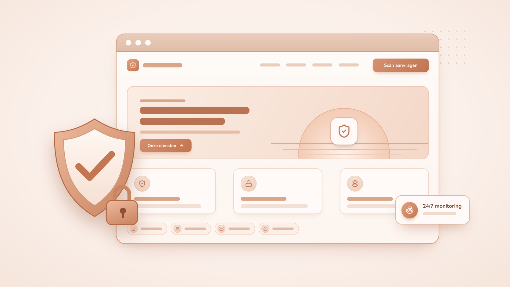 Projectafbeelding van Clear Horizon Security website