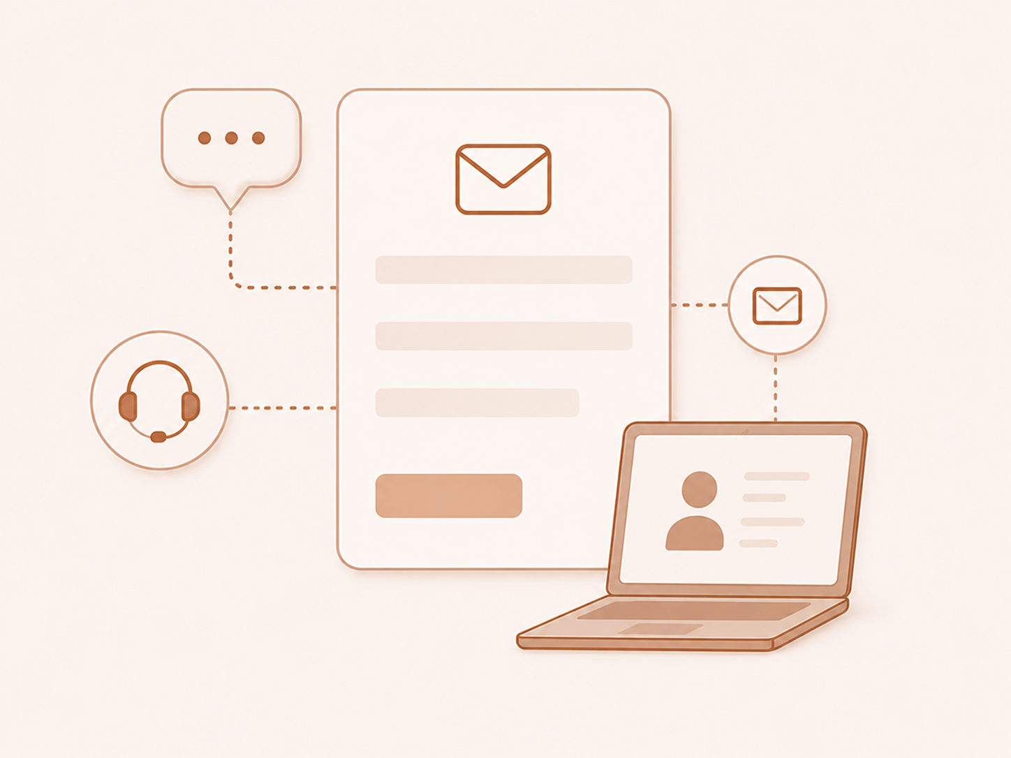 Contact illustratie DK Solution
